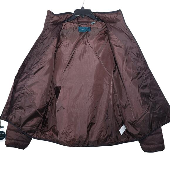 Perry Ellis Mens Lightweight Hooded Puffer Jacket - Mens XXL - Mole - NWT - Picture 7 of 7